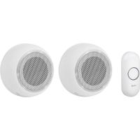 Byron DBY 23514 Draadloze deurbel Complete set Met USB aansluiting