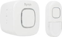 Byron DBY 24721 Draadloze deurbel Complete set Met knipperlicht, Met USB aansluiting