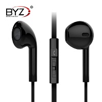 BYZ S366 Universal 3.5Mm Noise Cancelling Remot Earphone With Mic For iPhone Samsung