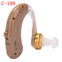 C 109 Rechargeable Hearing Aid Behind Sound Amplifier The Ear Volume Adjustable