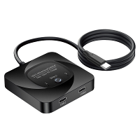 C HD019 8K 60Hz USB C Bi Directionele Schakelaar 1x2/2x1 Data Video Switcher USB 3.0 Gen2 PD 100W Splitter voor Computer
