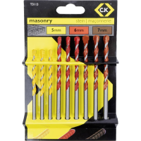 C.K T3113 T3113 Beton spiraalboren set 9 delig 5 mm, 6 mm, 7 mm Cilinderschacht 1 stuk(s)