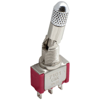 C & K Switches 7103L1PD9V9BE Tuimelschakelaar 20 V/AC, 20 V/DC 0.4 A 1x aan/uit/aan Continu/0/continu 1 stuk(s) Bulk