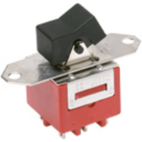 C & K Switches 9201J1ZQE2 Wipschakelaar 125 V/AC, 30 V/DC 6.00 A 2x aan/aan Continu 1 stuk(s) Bulk