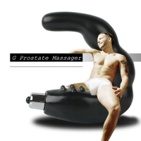 C Style Prostate Massager G Spot Stimulate Vibrating Anal Rod Dildo plug Butt For Male