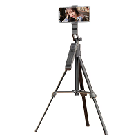 C17 Mobiele Selfiestick met Statief 360° Rotatie AI Gezichtsdetectie Aluminium Legering Groothoek Live Uitzending Opname