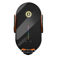 C3 Draadloze Telefoonhouder Stand 66W Snelle Oplader Auto Luchtventilator Laadstation Auto Infrarood Inductie voor iPhon