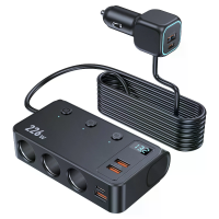 C33 226W 9 poorts USB PD Autolader Sigarettenaansteker Splitter Adapter 4USB A+2USB C+3 Sigarettenaanstekers Ondersteune