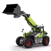 C61051 1/17 Multi Function Loader RC Tractors Forklift Trailer Transport MOC Building Blocks 1469PCS voor jongens speelg