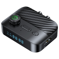 C68 Digitale Display bluetooth Ontvanger Zender BT5.3 Stereo LED U Disk 3.5MM AUX Jack RCA Draadloze Handsfree Bellen Mu