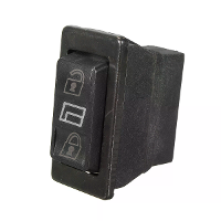 12V 20A 3 in 1 Auto 5 pins DPDT Ruitbedieningsschakelaar Duwknop Momentary Rocker Switch
