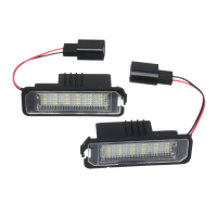 2 Stuks 18 Led Licentie Nummerplaat Auto Verlichting Voor Vw Golf MK4 MK5 MK6 Passat Lupo Polo 9N