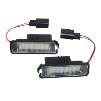 2PCS 18 LED Kentekenplaat Autolampen Voor VW Golf MK4 MK5 MK6 Passat Lupo Polo 9N