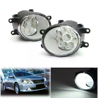 9 LED Mistlamp Koplamp met Lampen 6000K Wit Voor Toyota Corolla Camry Highlander Avalon Voor Lexus