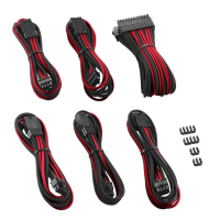 Pro Modmesh Cable Extension Kit   Black / Red