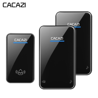 Cacazi A8 DC Draadloze Deurbel Waterdicht 300 M Afstandsbediening Lange Afstand Deurbel Deurbel 2 Ontvangers naar 1 Zend