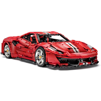 CaDA Master   Italian Red Supercar constructiespeelgoed C61043W, Schaal 1:8