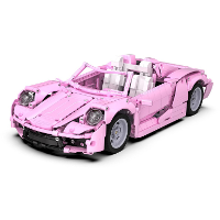 CaDA Sports Car   Pink Holiday Constructiespeelgoed