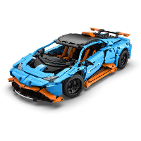 CaDA Sports Car   Speed Cowboy constructiespeelgoed C61050W, Schaal 1:12