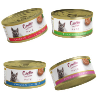 Cadilo Daily Delights   paté smakenmix   natvoer kat (12 x 70 g) 1 verpakking (12 x 70g)
