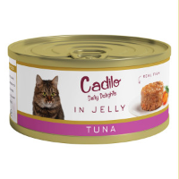 Cadilo Daily Delights   tonijn in gelei   natvoer kat (70 g) 2 verpakkingen (12 x 70g)