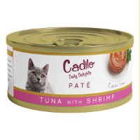 Cadilo Daily Delights   tonijn met garnalen paté   natvoer kat (70 g) 1 verpakking (6 x 70g)
