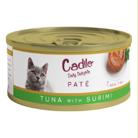 Cadilo Daily Delights   tonijn met surimi paté   natvoer kat (70 g) 1 verpakking (6 x 70g)