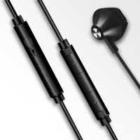 Cafele Metal 3.5Mm Wired Control Earphone Stereo Heavy Bass Headphone With Mic For Samsung S9 Xiaomi