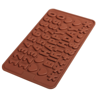 Cake Muffin Cookie Chocolate Number Baking Silicone Jelly Mold Mould