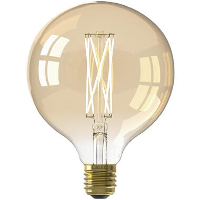Calex LED globelamp   goudkleur   E27   Ø125x170 mm   Leen Bakker