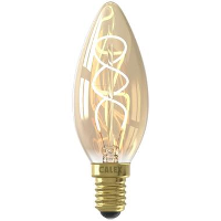 Calex LED kaarslamp   goudkleur   E14   Leen Bakker