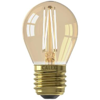 Calex LED kogellamp 1   goudkleur   E27   Leen Bakker