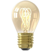 Calex LED kogellamp   goudkleur   E27   Leen Bakker