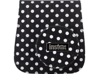 Camerahoes Fujifilm dottered softcase Zwart, Wit
