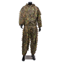 Camouflage Suit Woodland Leafy Clothing Outdoor Hunting Shooting