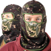 Camouflage Unisex Balaclavas Warm Winter Cheek Neck Cs Hat Ski Hunting Hat Hood