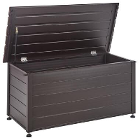 CAMPALTO   Kussenbox   Donkerbruin   123 x 60 cm   Aluminium