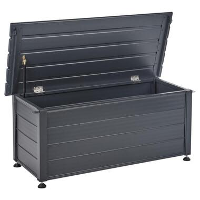 CAMPALTO   Kussenbox   Donkergrijs   113 x 50 cm   Aluminium