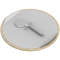Campingaz Culinary Modular pizzasteen en  pizzasnijder pizzasteen