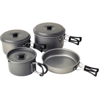 Pannenset van hard geanodiseerd aluminium