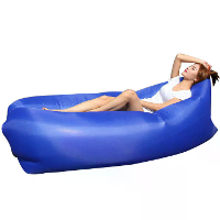 IPRee® Vierkoppige Lucht Opblaasbare Luie Sofa 210D Oxford Draagbaar Reis Ligbed Lounger Maximaal Gewicht 200kg