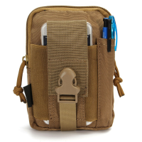 Outdoor Sport Wandelen Tactische Mobiele Telefoon Geld Munt Waterdichte Mannen Telefoon Heuptassen Sidebag Pack