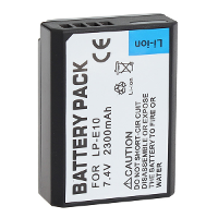 Can.Lp E10 Rechargeable 2300mah 7.4V Li Ion Protected Battery For Canon