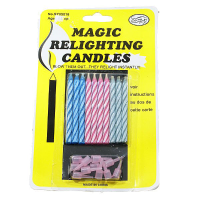 Cannot Blow Out Relighting Candles 2 Pack 18 Candle Practical Joke