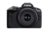 Canon Canon EOS R50 Kit schwarz + RF S 18 45 I Digitale spiegelreflexcamera Incl. RF S 18 45 mm lens Zwart 4K video, Flitsschoen, Draai  en zwenkbare display,