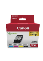 Canon Inktcartridge CLI 581XXL BK/C/M/Y Multipack Origineel Combipack Zwart, Cyaan, Magenta, Geel 1998C007