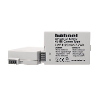 HÃ¤hnel HL E8 Camera accu Vervangt originele accu LP E8 7.2 V 1120 mAh