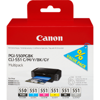 Multipack PGI 550PGBK/CLI551