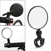 8Cm Ronde Fiets Achteruitkijkspiegel 360° Draaibare Bolle Motor Achteruitkijkspiegel