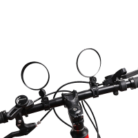 Fiets achteruitkijkspiegel met een buitendiameter van 8 cm, opvouwbare bolle spiegel voor berg  en racefietsen